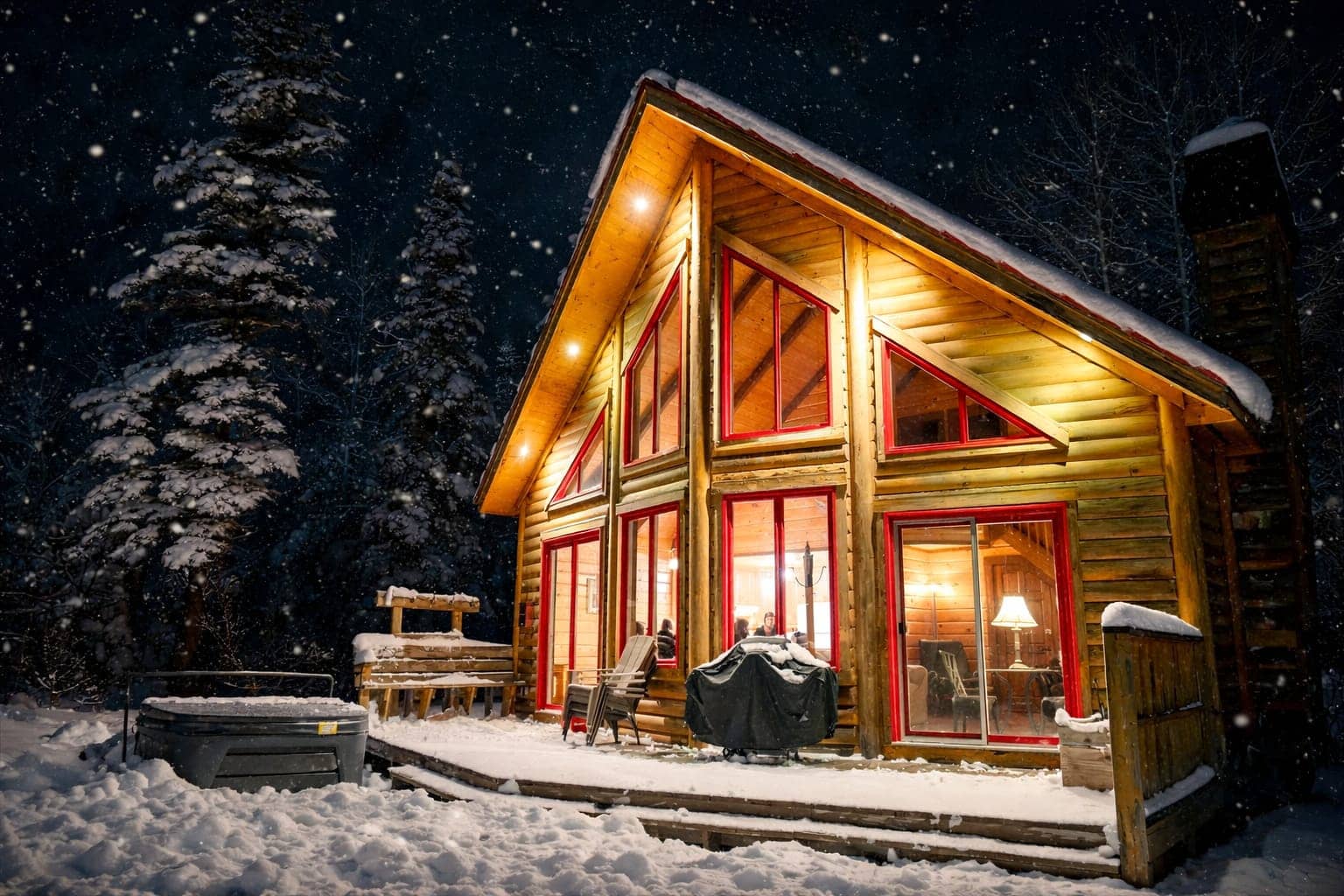 Motoneige + chalet